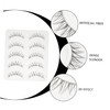 minkissy 5 Pairs of Luxury False Lashes Eyelashes for Women