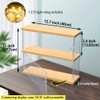2-Shelves Acrylic Display Case for Collectibles Funko POP Shelves with