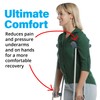 Crutch Comfort Deluxe Soft Fleece & Foam Crutch Accessory Set