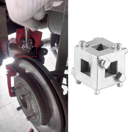 RGOAANC Cube Brake Caliper Compression Tool, Rear Disc Brake Piston Tool, 3/8" Disc Brake Piston Caliper Wind Back Cube Tool, Car Accessories Square Drive Rear Caliper for Vehicle Rear Disc Brakes