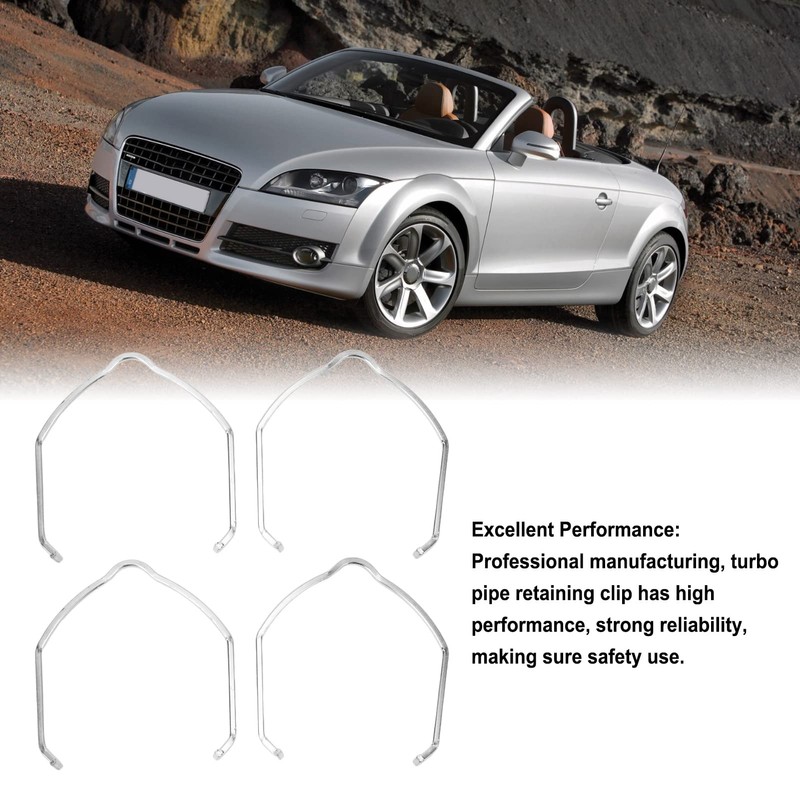 1J0145769H Intercooler Turbo Hose Retaining Clamp, 4 Pieces Turbo Hose