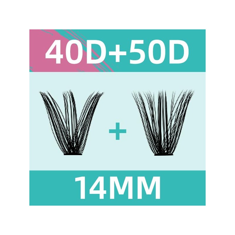 Lash Clusters Wispy 280PCS Eyelash Extension 40D 50D Cluster Lashes