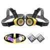 LED Headlamp 395nm UV Blacklight and White Light Spot Scorpions