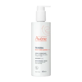Avene Trixella Moist Skin Barrier Cream, 13.5 fl oz (400 ml), Body Cream, Unscented, Ultra Dry Skin, Prevents Rough Skin, Moisturizing, For Sensitive Skin, Derma Cosmetics