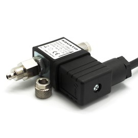 CO2 Night Shut-Off 2-in-1 Solenoid Valve with Backflow Protection Hum-Free Made in Germany