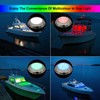Vcanuplms Marine Boat Dome Lights, 7 Inch RGBW LED Cabin