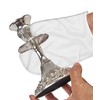 Ner Mitzvah Silver Polish Glove - 3 Gloves - Reusable,
