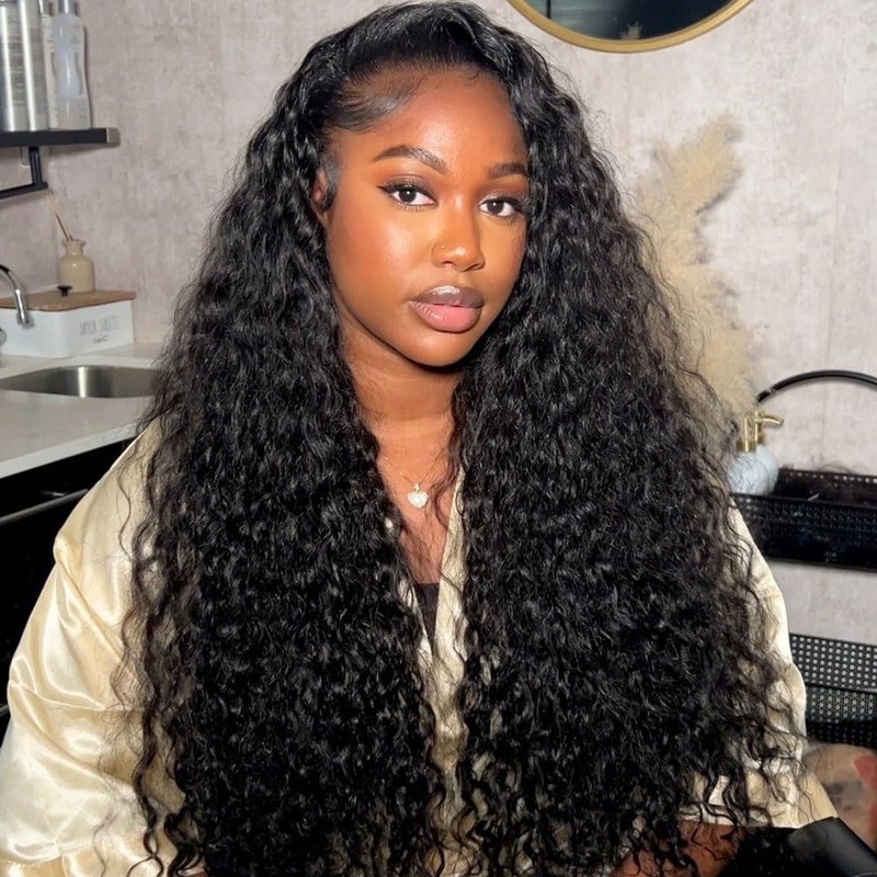 MARYLING Deep Water Wave Half Wig 3 In 1 Wear