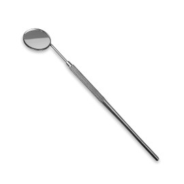 Impressive Smile Stainless Steel Dental Mirror #5 with Handle 6.5", Dentist Tool for Teeth Cleaning Inspection, Eyelash Extensions Mirror, Inspect Instrument for Makeup