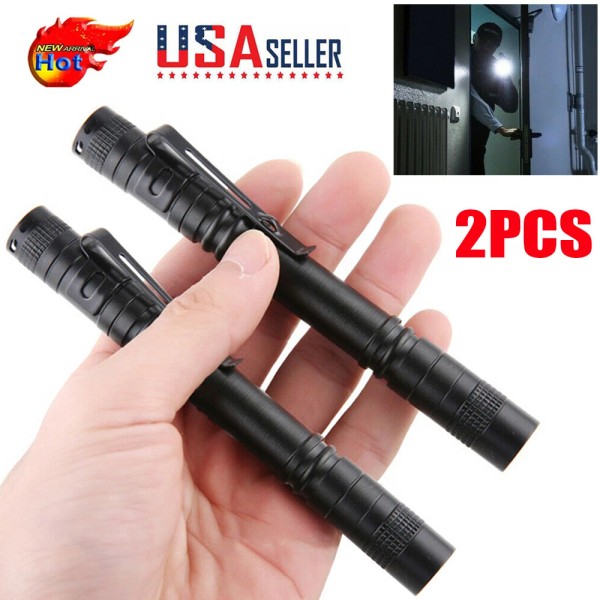 Unbranded 2Pack Super Bright 120000lm LED Flashlight Mini Penlight Small