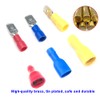 Ruidee Pack of 120 cable lugs, electrical connectors, flat connectors,