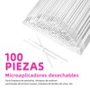 300 pcs Cepillos Desechables para Pestañas, Cepillos Labios y Microaplicador,