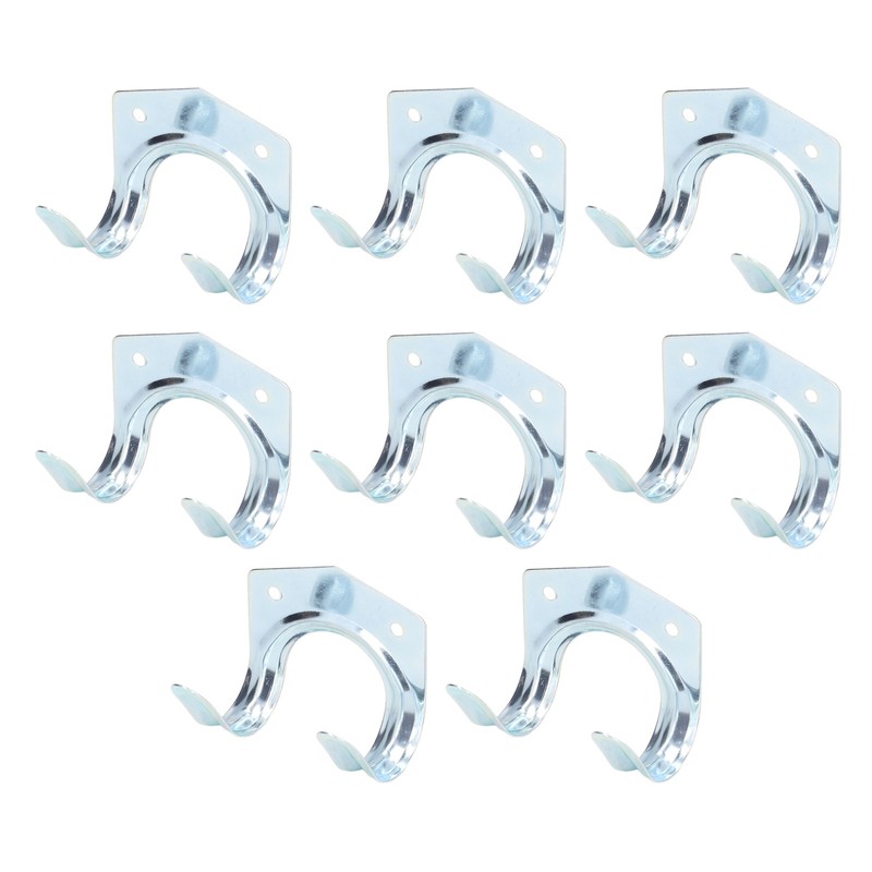 25Pcs Storage Hook Galvanized Steel Tool Hanging Accessory Set Kit