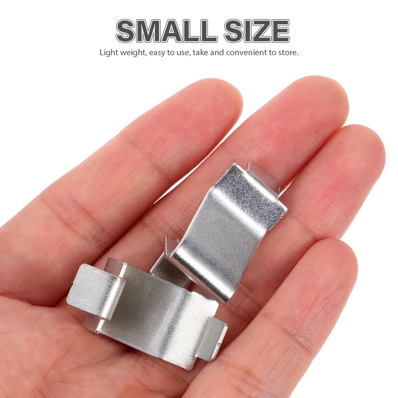 Housoutil 12 Stück Ordner Zubehör Bücherregal Clips Schrank Regal Halterung