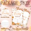 RYSMH Thanksgiving Dinner Invitations, Fall Invites Cards With Envelopes, Autumn