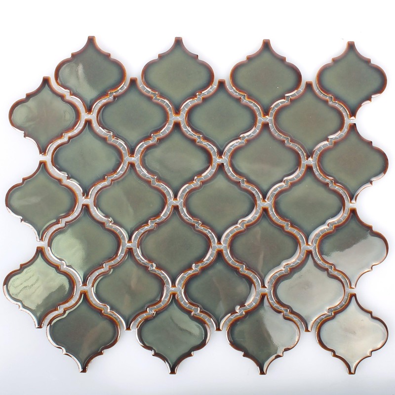 Ceramic Mosaic Tiles Trier Florentine Green