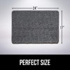 Gorilla Grip Original Indoor Durable Chenille Doormat, 24x17, Absorbent Machine
