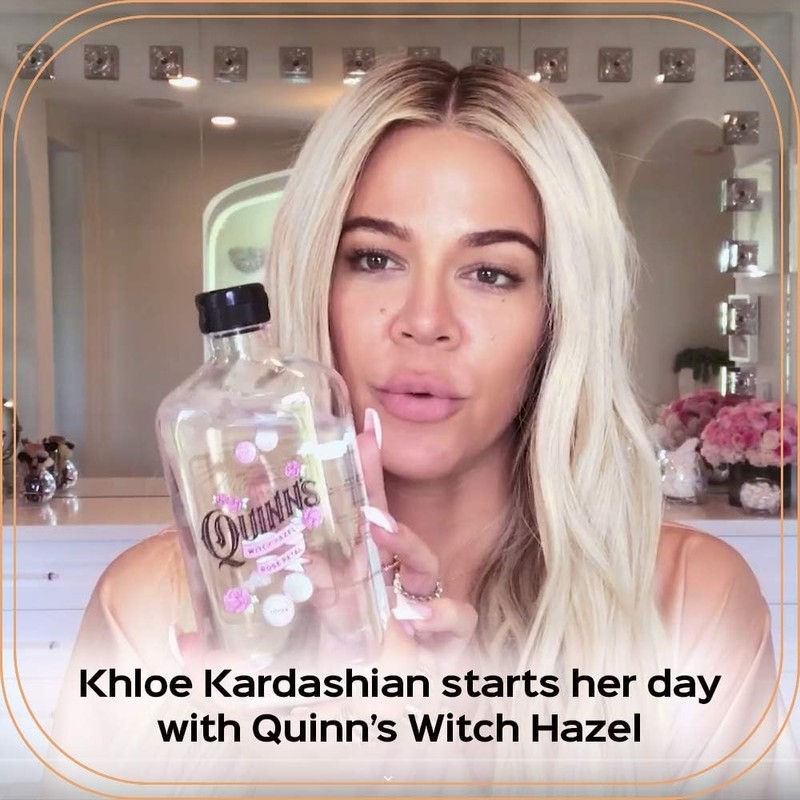 Quinn's Alcohol Free Witch Hazel Rose with 16 oz Aloe