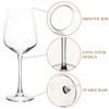 SHYRC Wine Glasses Set of 8, 15 oz Red or