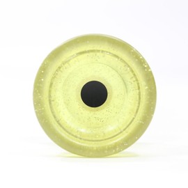 Ace Yo Pure Injection Molded Yo-Yo - Polycarbonate YoYo (Glitter Yellow with Black Hub)