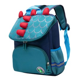 LJCZKA Children's Backpacks Dinosaur, Toddler Backpack Boy Dinosaur with Chest Strap, Toddlers Rucksack Waterproof for Age 3-6