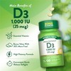 Nature's Truth Vitamin D3 1000 IU Softgels | High Potency
