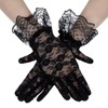 Abeillo Women Lace Gloves Elegant Wedding Gloves Short Tea Party
