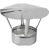Stainless Steel Chimney Cowl Stove Pipe Rain Cover Protector Cap