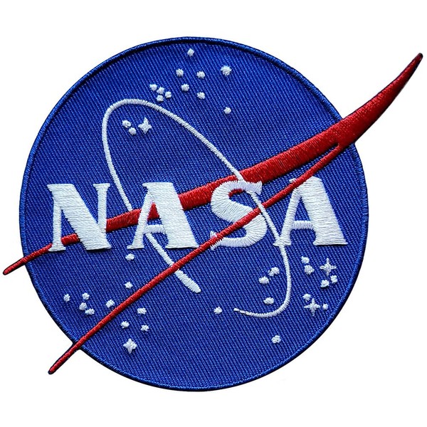 Pinsanity NASA Logo Iron-On Embroidered Patch