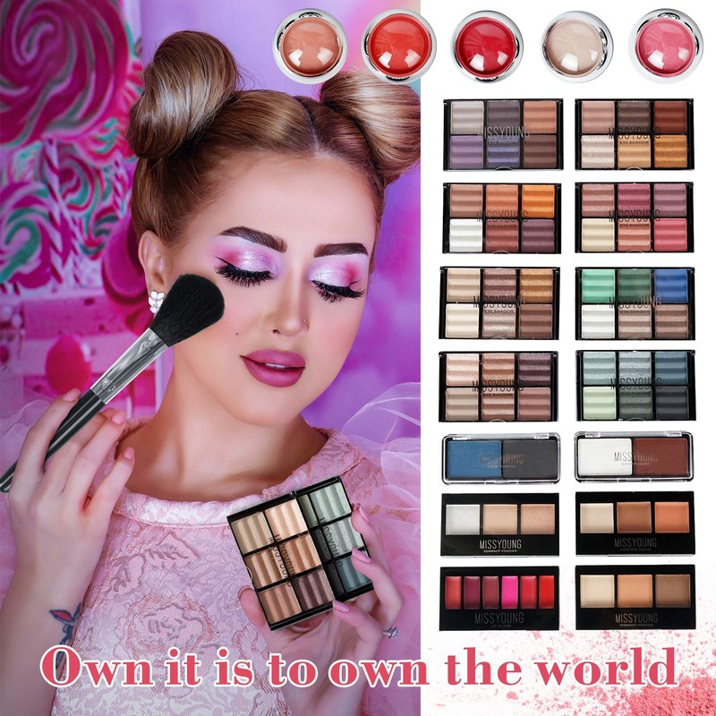 39 Colours Makeup Set, Cosmetics Make-Up Cassette, Cosmetic Eyeshadow Palette,