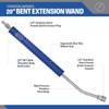 Essential Washer Pressure Washer Wand Extension | 20" Curved Stainless