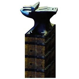 SP12696 Viking Blacksmith Hammer Anvil Weapon Forge Cardboard Cutout Standee Standup