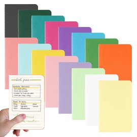 Oucaru 16PCS Mini Notebooks Bulk, 3.5" x 5.5", 16 Color, 60 Pages Lined Paper Small Pocket Notebook Set, Mini Journal Memo Notepads for Kids, Students, Traveler, School Office Supplies
