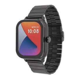 Smart Watch with Earbuds, 2.01 Inch TFT Touch Screen Fitness Watch, 2 in 1 Bluetooth Earphones Sports Watch with Step Count, NFC, Call Music Play for IOS and for Android (Black