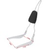 Motorcycle Rear Seat Backrest Sissy Bar Back Rest Compatible For