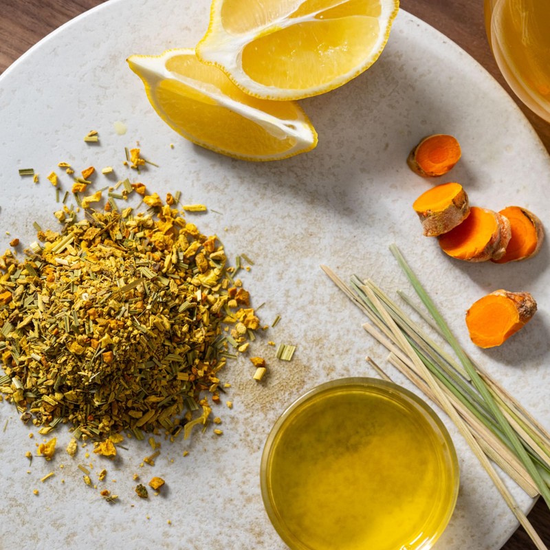 Rishi Tea Turmeric Ginger Herbal Tea - Organic Sachet Bags,