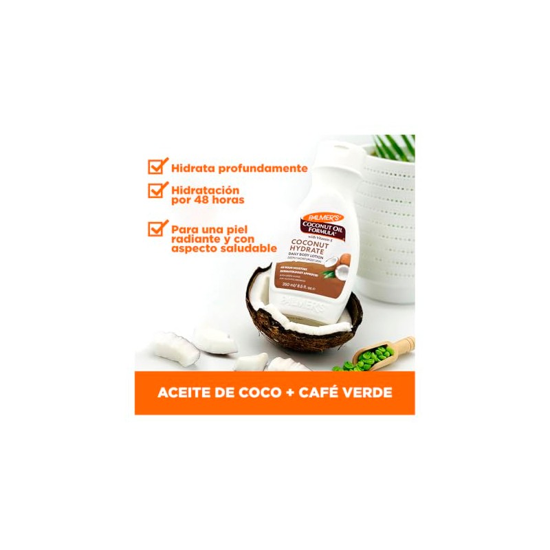 Palmer Coconut Oil Formula Body Lotion Loción Corporal Hidratante Coco
