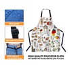 BGBDEIA German Landmarks and Food Apron for Women Men, Adjustable