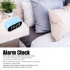 Alarm Clock LED Screen Temperature Display Simple Digital Desk Clocks