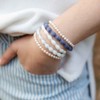 Kooshoo Pearl Hair Ties, Ocean Pearl
