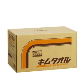 61401 Japanese Paper Cresia Kim Towels, White, Pop-Up Twin, 300 Sheets x 4 (1200 Sheets)