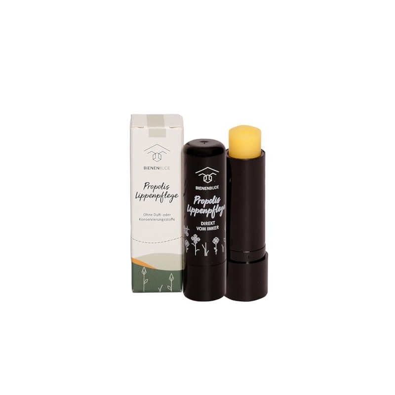 BienenBude I Lippenpflege Stift mit Propolis I Ohne Duft- oder