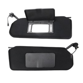 USTAR Left/Right Side Sun Visor with Vanity Mirror & LED Light Compatible with Chevy Corvette C5 1997-2004 8Cyl 5.7L Replaces# 10442033 10442034