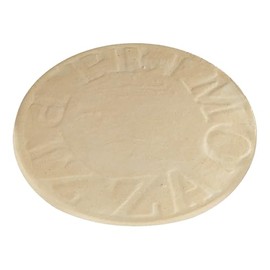 BBQ-Scout 8350 Primo Pizza Stone Natural 30 cm for Oval 400 XL, 300 Large, 200 Junior and Kamado