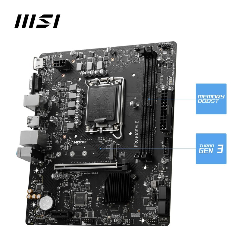 MSI PRO H610M-E DDR5