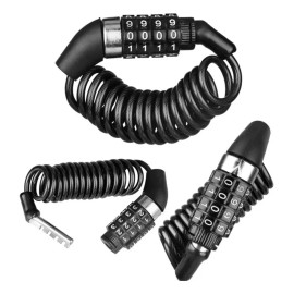 L&T Candado Para Casco De Motocicleta Cerradura De Cable Pequeño