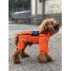 Dogs Waterproof Jacket, Lightweight Waterproof Jacket Reflective Safety Dog Raincoat