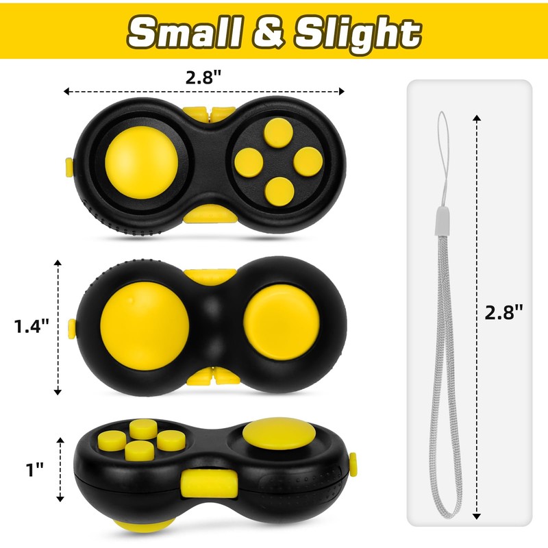 WTYCD Original Fidget Toy Game, Rubberized Classical Controller Fidget Concentration