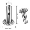 Bell Glides Caster Wheels，Fixed Stationary Castors for caster Sofa Chair