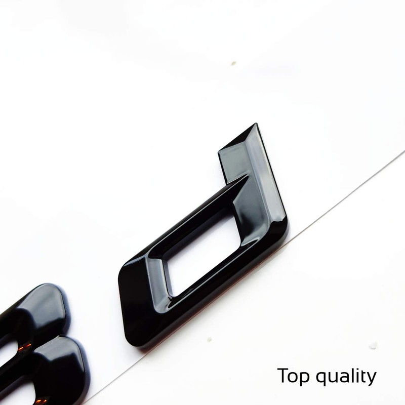 MCK Auto - 118d Black Glossy Rear Logo Rear Emblem